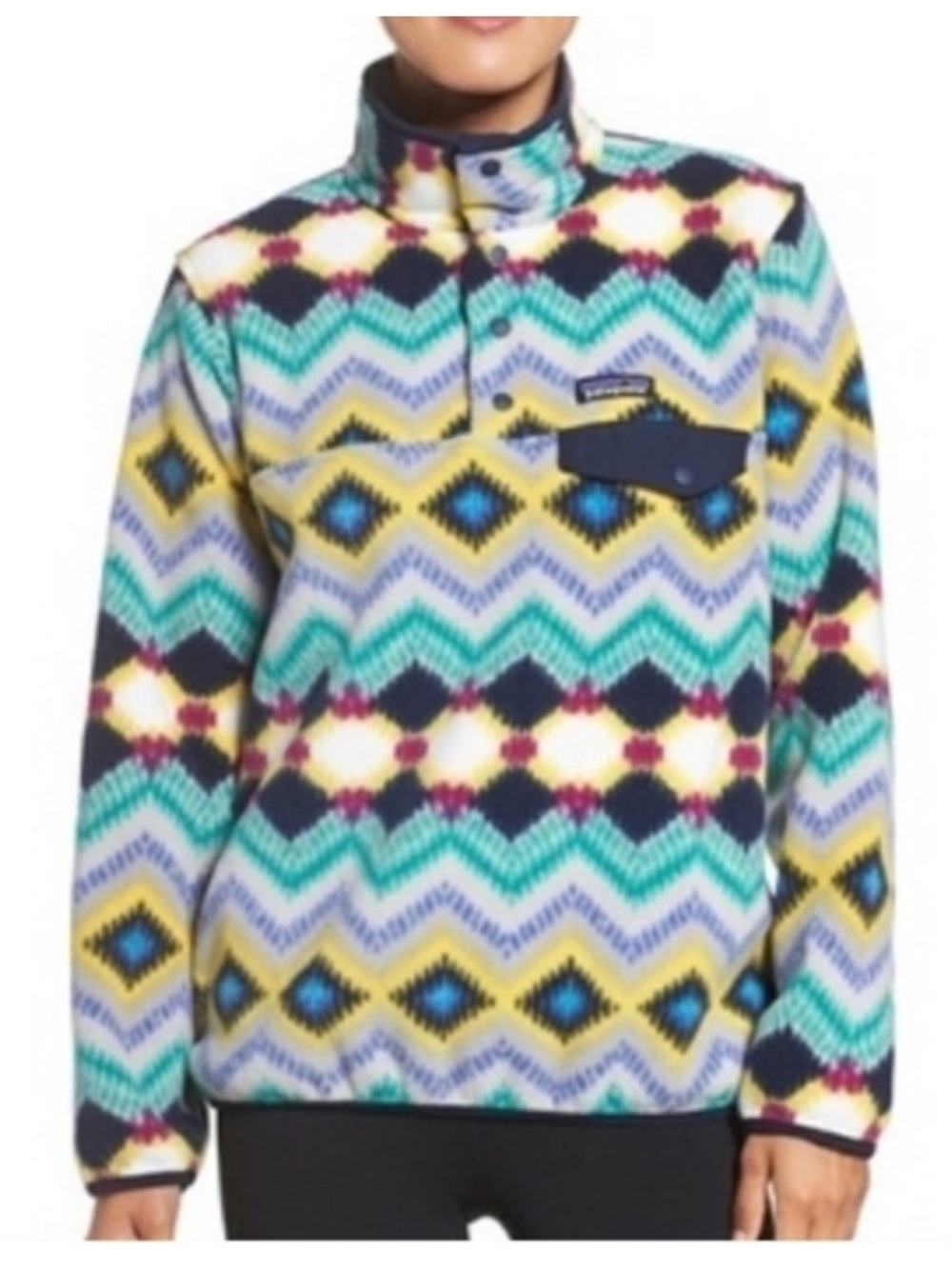 Patagonia Synchilla Aztec Snap-T Button Pullover